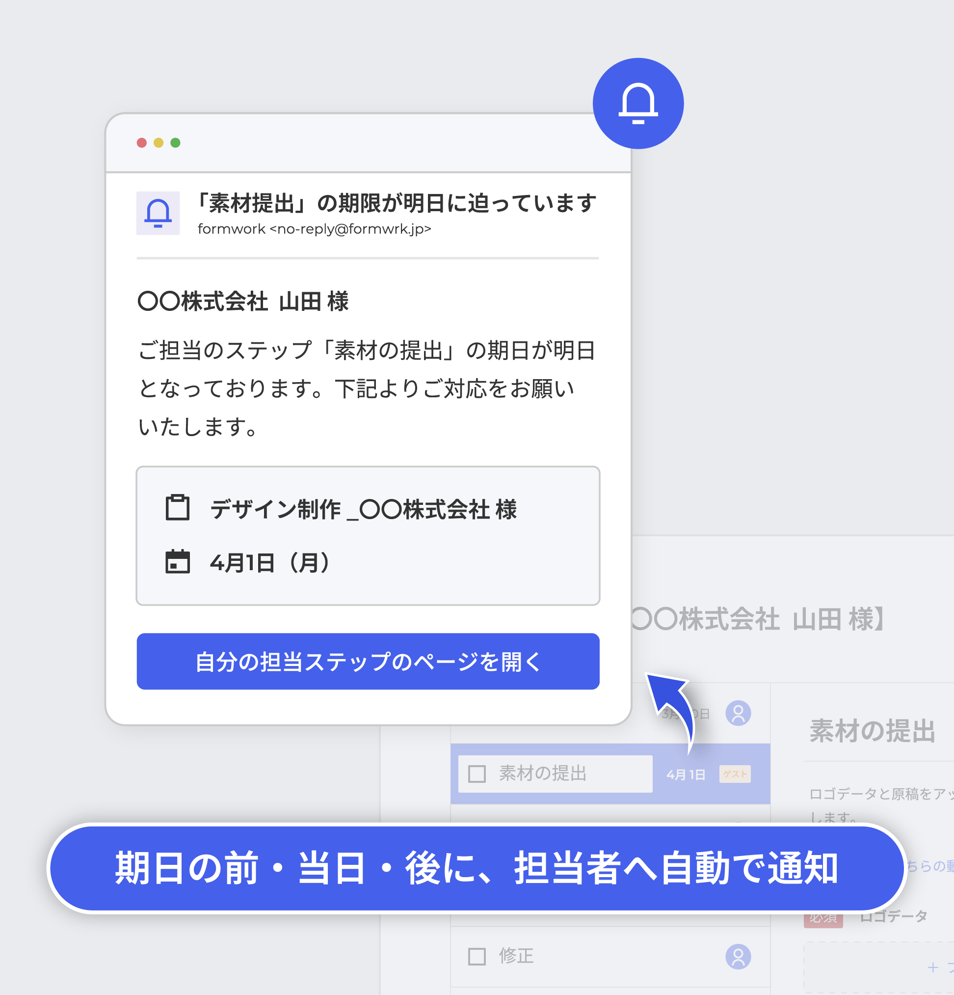 formwork でのリマインド